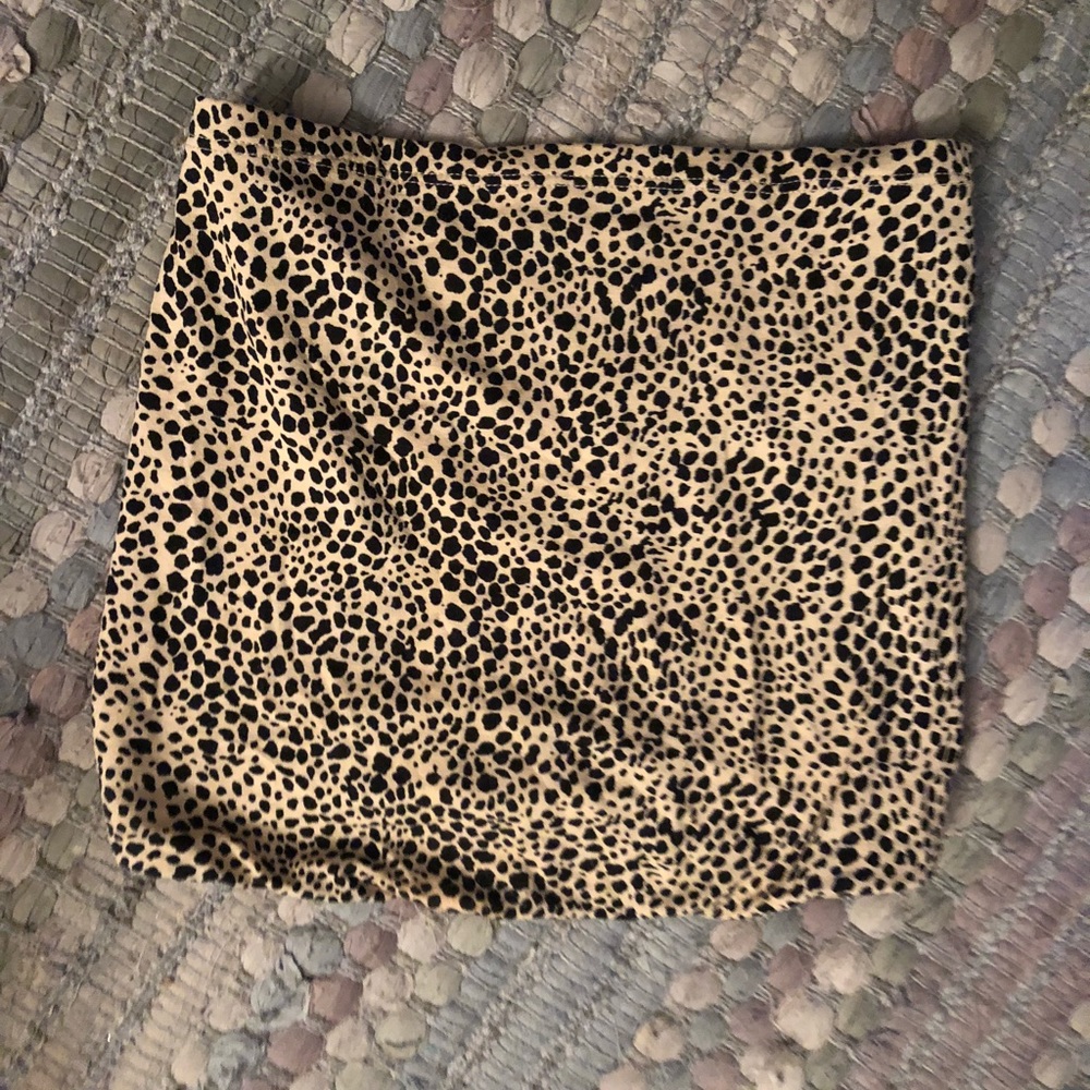Cheetah boob tube